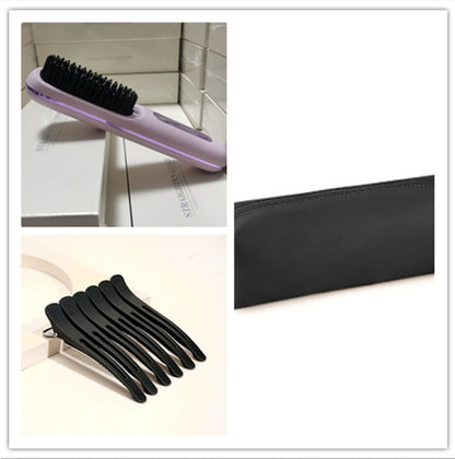 2-in-1 Hair Straightener Brush Wireless Fast Heating Comb