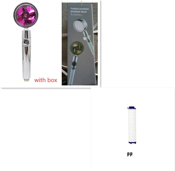 Buy Shower Head Water Saving – 360° Rotating ABS Rain Nozzle