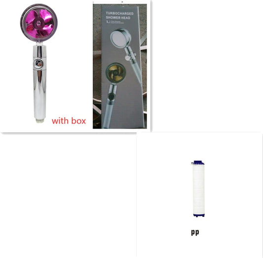 Buy Shower Head Water Saving – 360° Rotating ABS Rain Nozzle