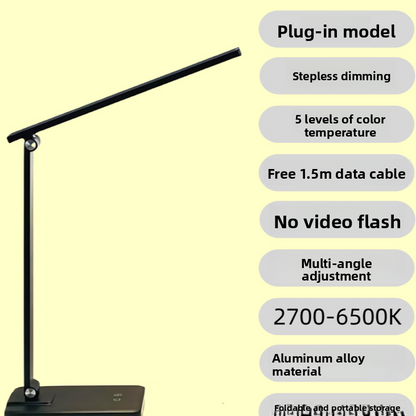 Eye-Protecting Desk Lamp with Soft LED Study Reading Light