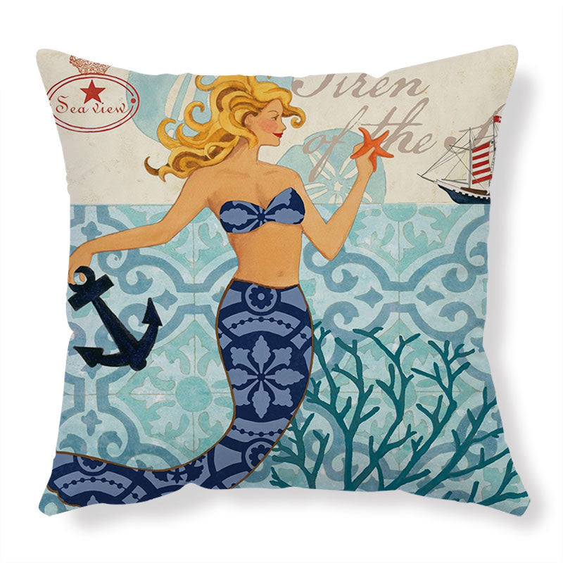 Sea Turtle Printed Cushion Covers  Stylish Throw Pillow Cases