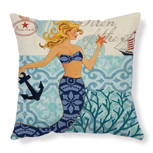 Sea Turtle Printed Cushion Covers  Stylish Throw Pillow Cases