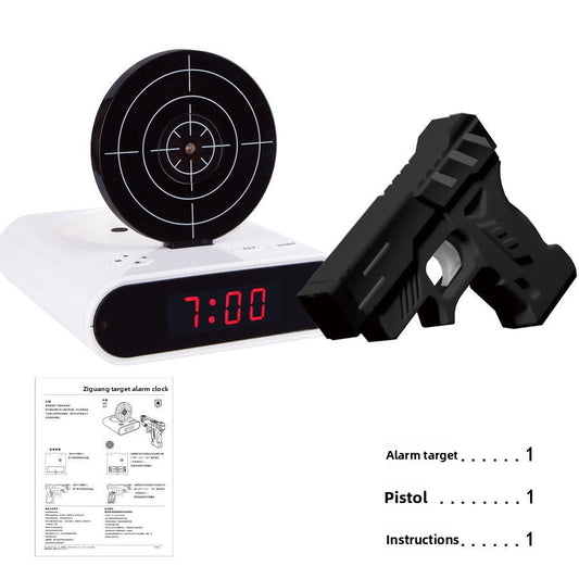 Multifunction Shooting Alarm Clock with Digital Display