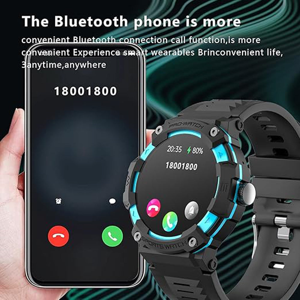 Smartwatch with GPS – 1.39" TFT Screen, iOS & Android, LED
