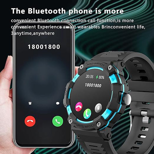 Smartwatch with GPS – 1.39" TFT Screen, iOS & Android, LED