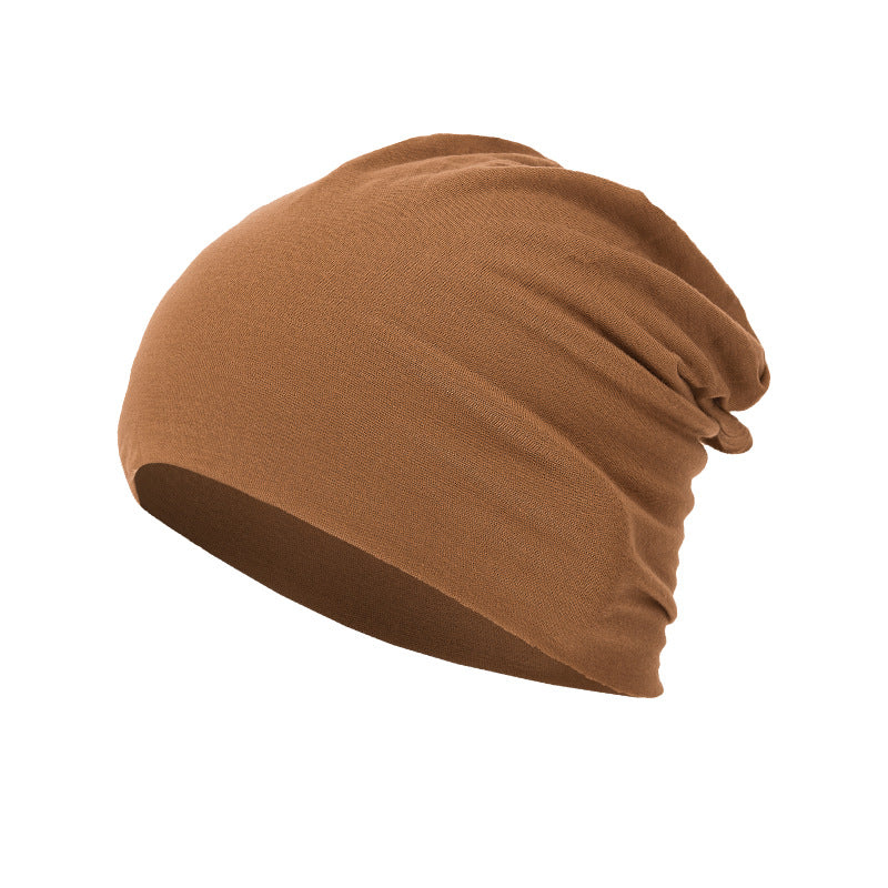 Buy Solid Color Slouchy Beanie – All-Season Knitted Wrap Hat