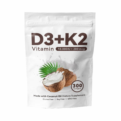 D3 K2 Vitamin Soft Capsules Dietary Supplement