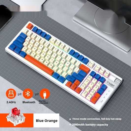 Bluetooth Charging Gaming Mechanical Keyboard – Wireless & Durable