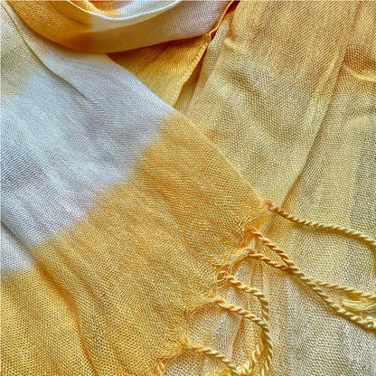 Buy 2pcs Sunshine Boho Scarf – Yellow Floral Printed Wrap Set