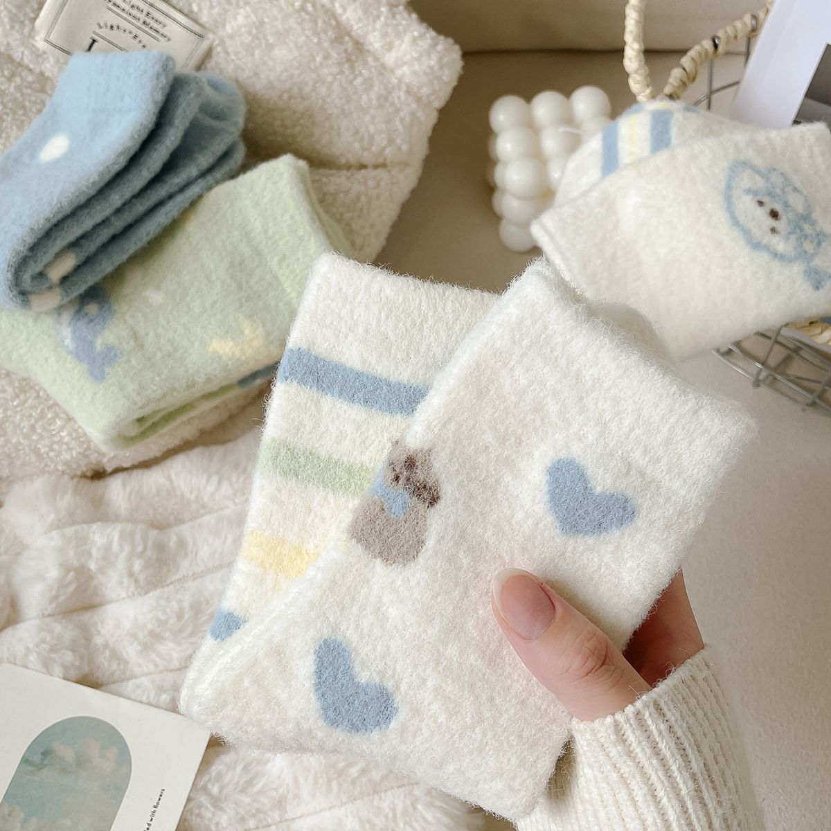 Australian Wool Socks for Warm Winter Daily Comfort Wear Pair