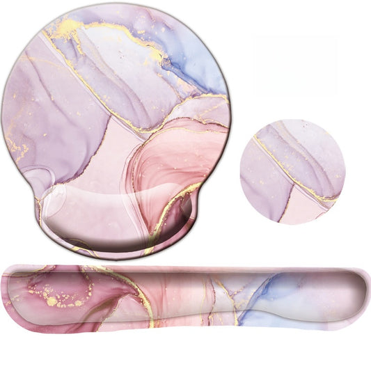 Thickened Anti-Slip Memory Foam Mouse Pad for Desk Comfort