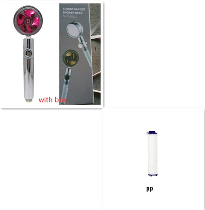Buy Shower Head Water Saving – 360° Rotating ABS Rain Nozzle