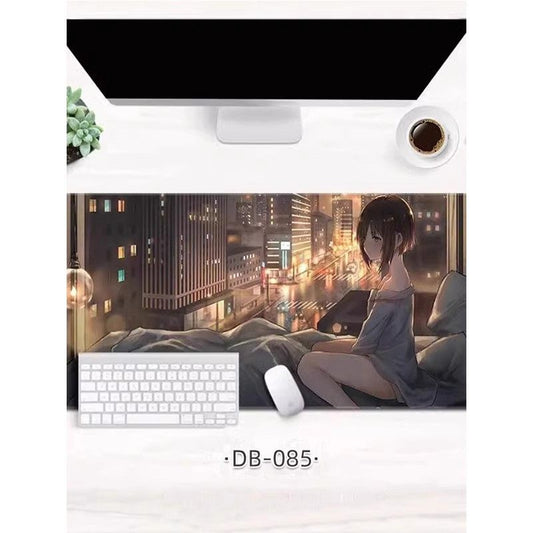 Anime Design Large Mouse Pad for Gaming and Office Desk Setup