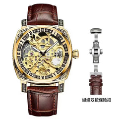 Brown With Gold Shell