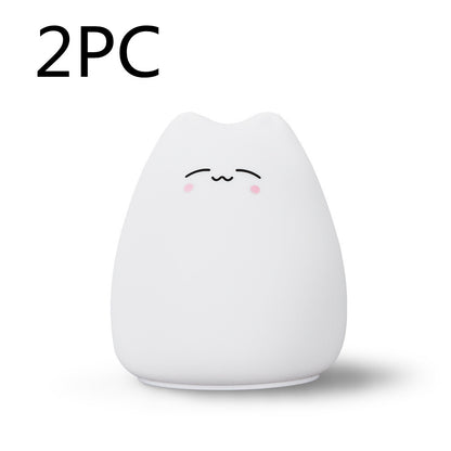 Silicone Touch Sensor LED Night Light for Children Baby Kids