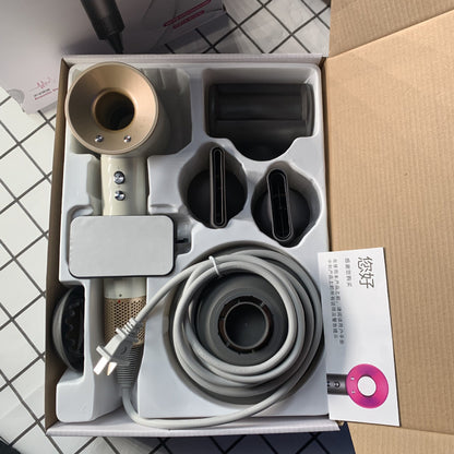 Professional Negative Ion Hair Dryer with Nozzle Attachments