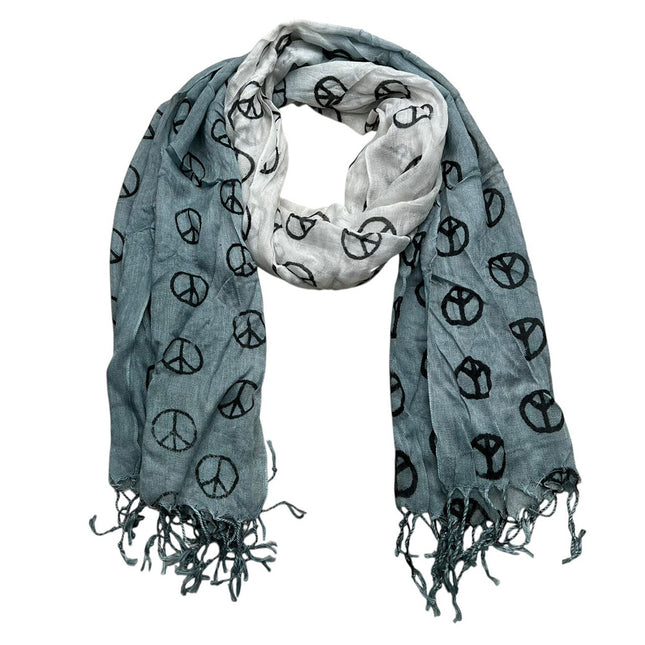 Buy 2pcs Grey Printed Scarf – Subtle Pattern Elegant Daily Wear