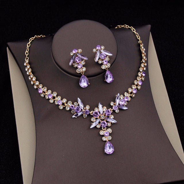 Buy Elegant Royal Queen Bridal Jewelry Sets with Tiara Crown.