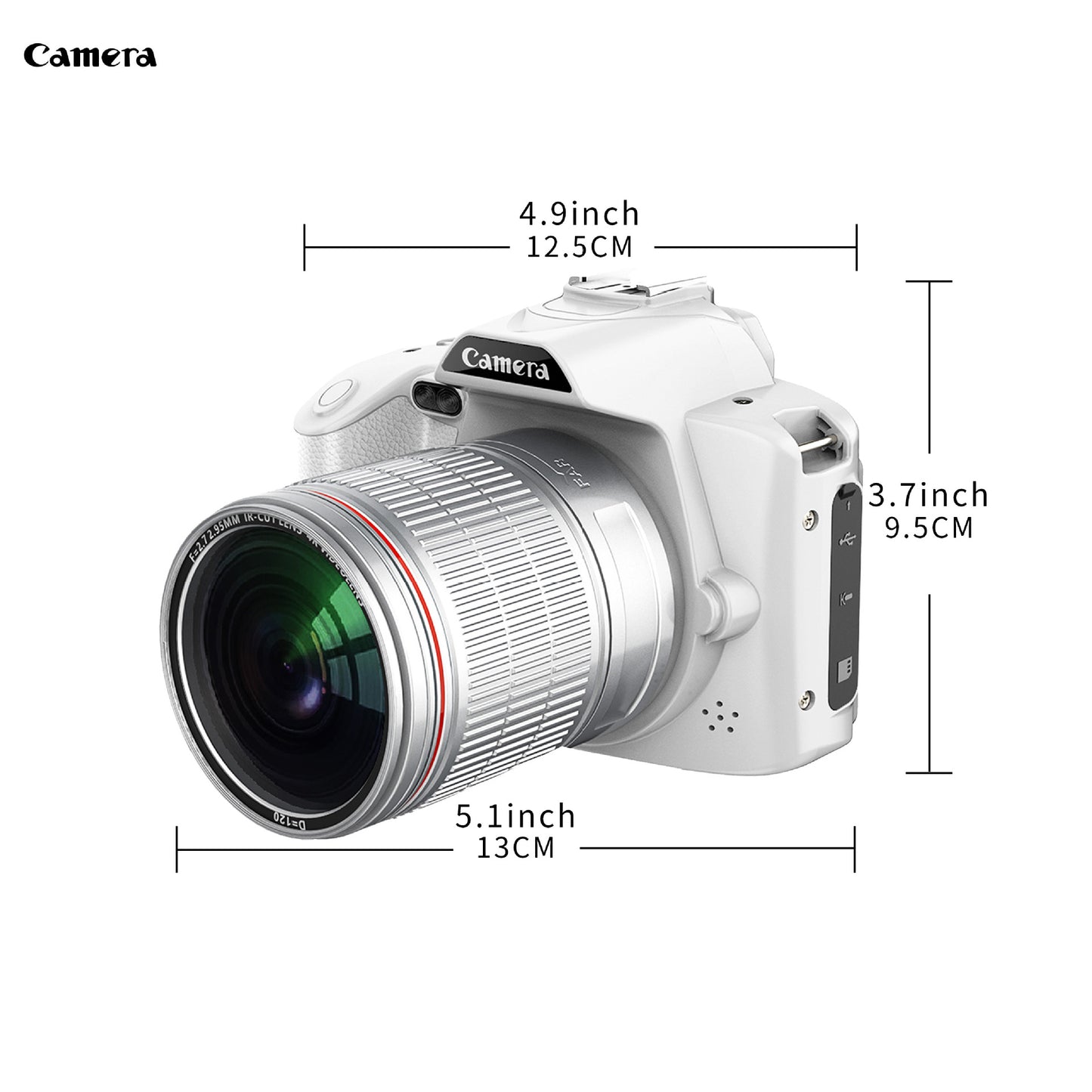 D5 HD Wifi Digital Camera 4K Dual Lens