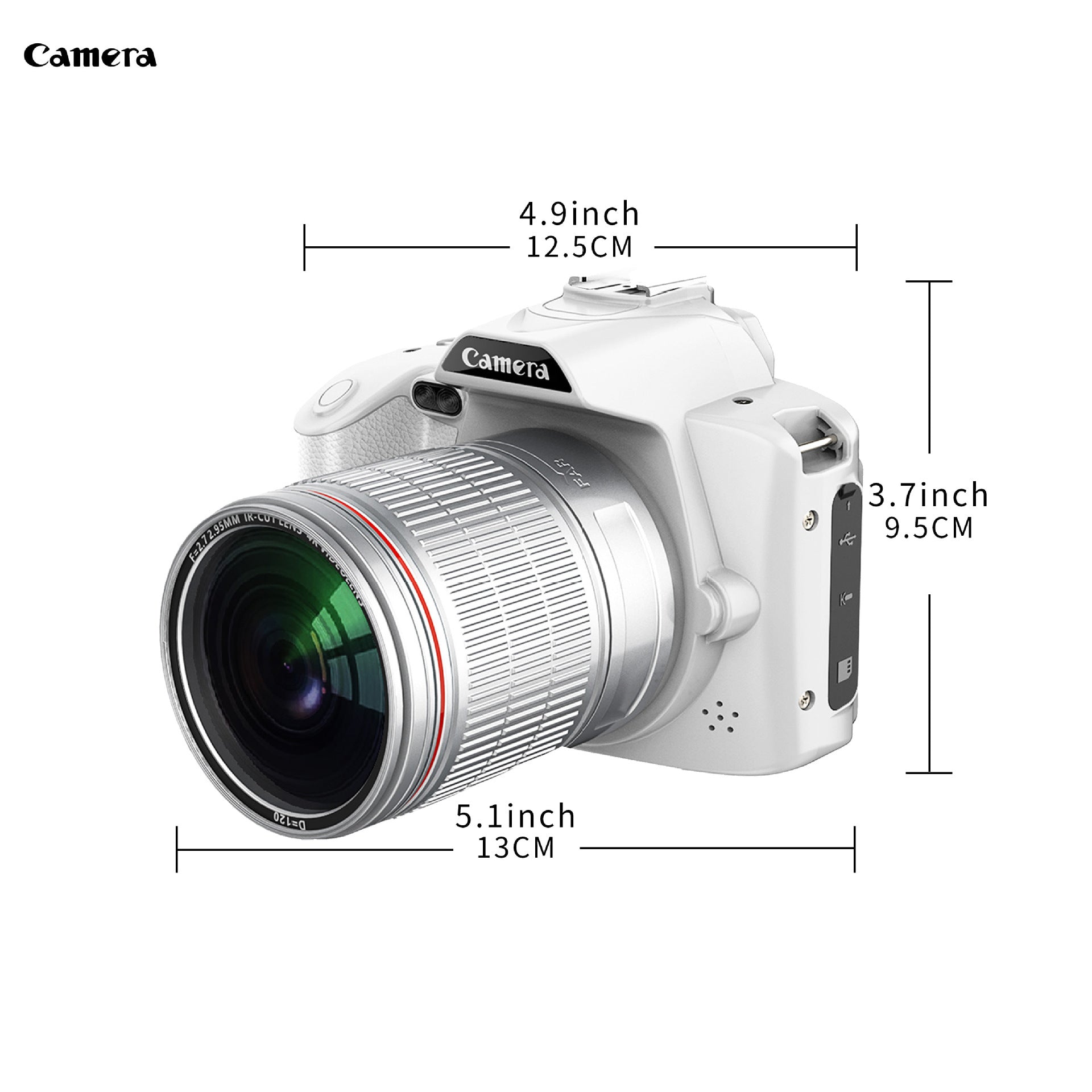 D5 HD Wifi Digital Camera 4K Dual Lens