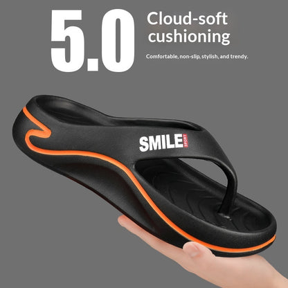 Men’s Outdoor Step-On-Poop Themed Flip-Flops – Fun & Casual