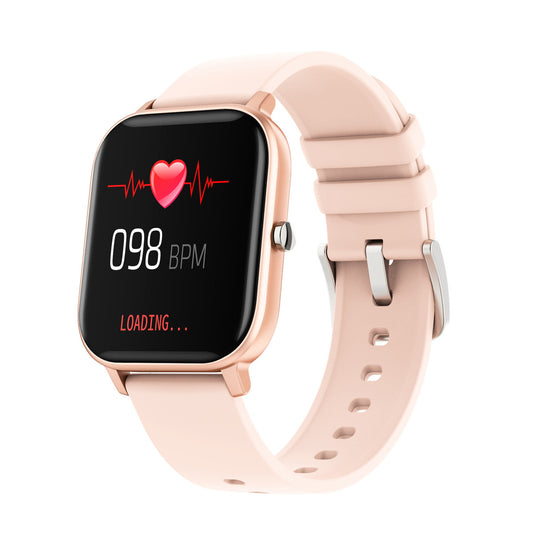 Touch Smartwatch Bracelet With Heart Rate And Blood Pressure Monitoring