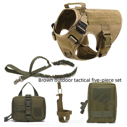 Buy Pet Dog Harness Tactical K9 Training Vest and Leash Set