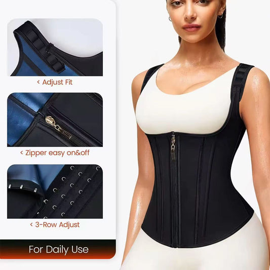 Womens Tummy Control Shapewear Top for Smooth Waist Fits US