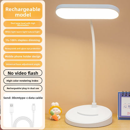 Storage Pen Holder Desk Lamp with LED Study Reading Light
