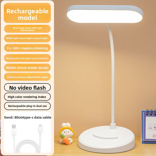 Storage Pen Holder Desk Lamp with LED Study Reading Light