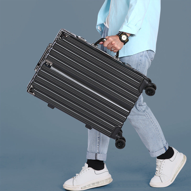 24 Inch Aluminum Frame Trolley Case Large Capacity Bag