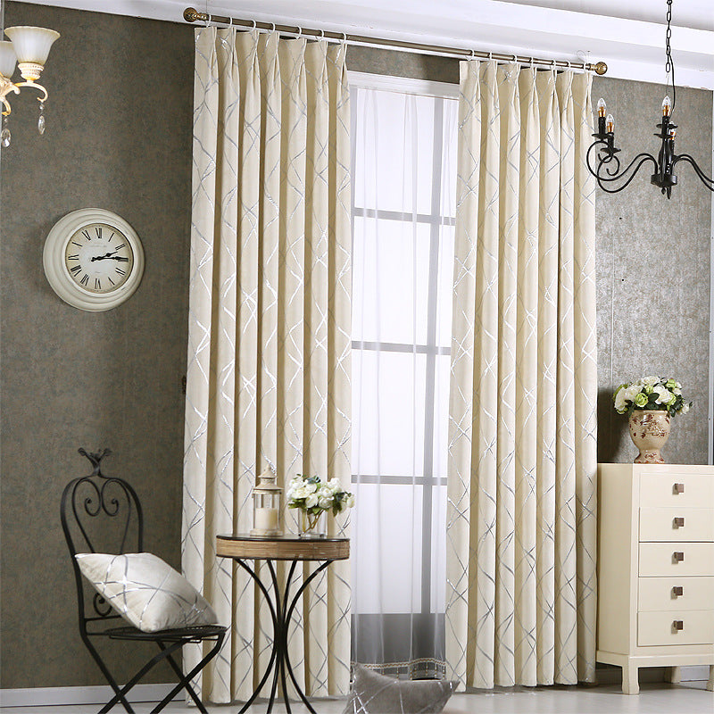Buy Light Luxury Chenille Blackout Curtains for Stylish Living