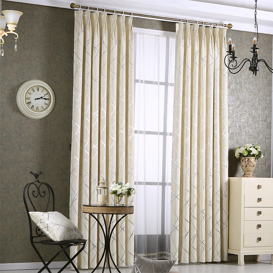 Buy Light Luxury Chenille Blackout Curtains for Stylish Living