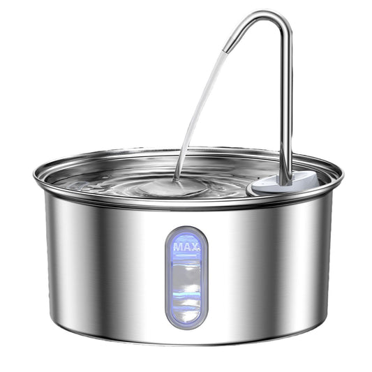 Stainless Steel USB Pet Water Dispenser with Filter
