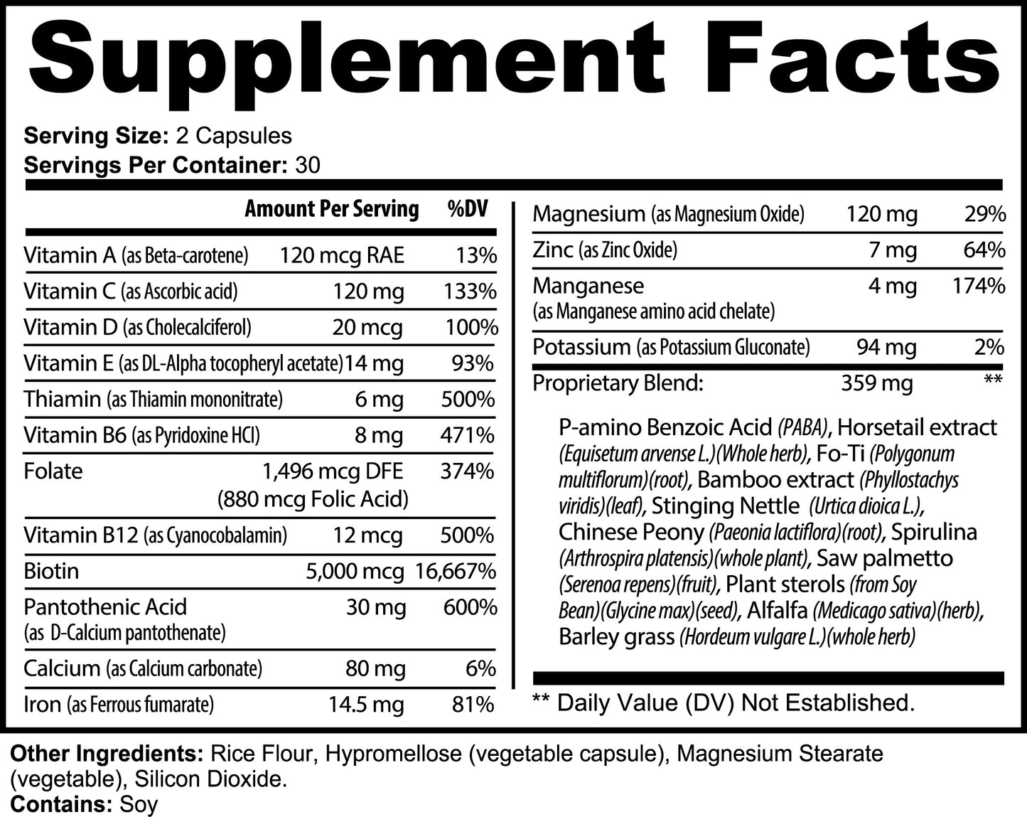 Hair, Skin & Nails Supplements for Beauty, Strength & Wellness.