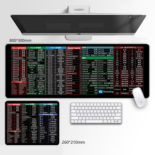 Anime Design Large Mouse Pad for Gaming and Office Desk Setup
