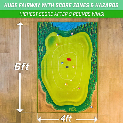 Golf Swing Training Mat for Parent-Child Practice Swing Path