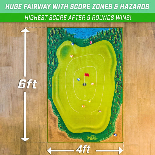 Golf Swing Training Mat for Parent-Child Practice Swing Path