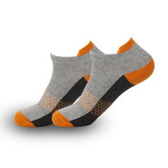 Gray orange on black