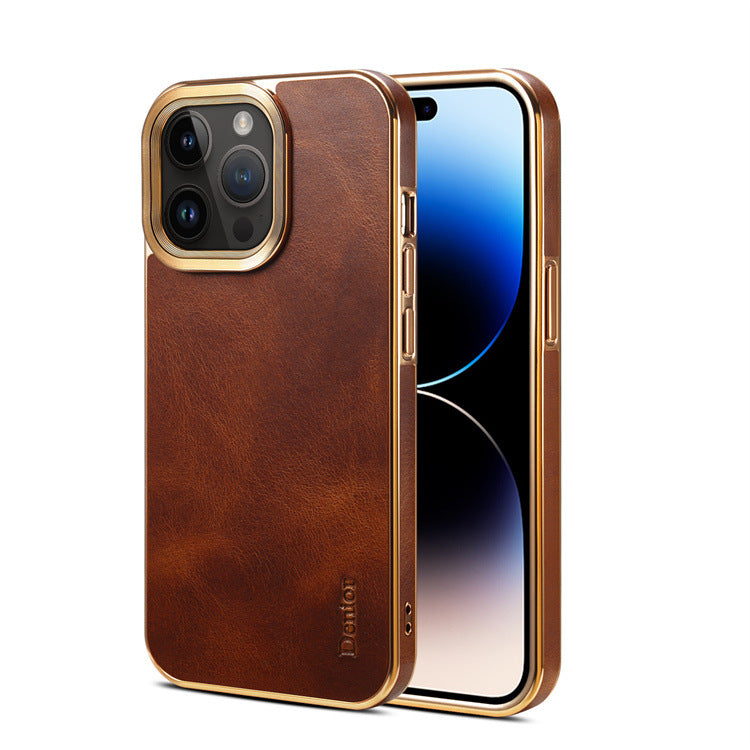 Protective Leather Phone Case – Durable & Elegant Design