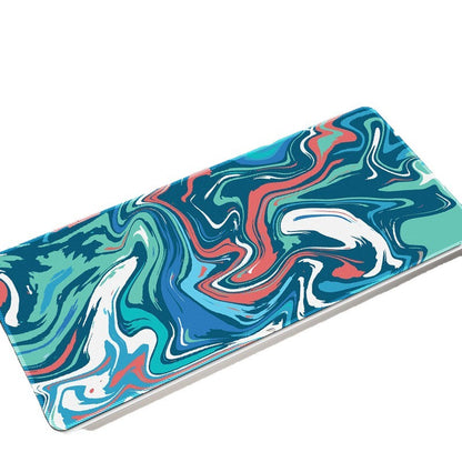 Abstract Fluid Pattern Mouse Pad Customizable Desk Mat