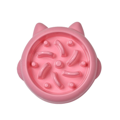 Pet Dog Cat Slow Feeder Bowls – Anti-choking Eating Plate