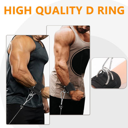 D-Ring Neoprene Weightlifting Straps