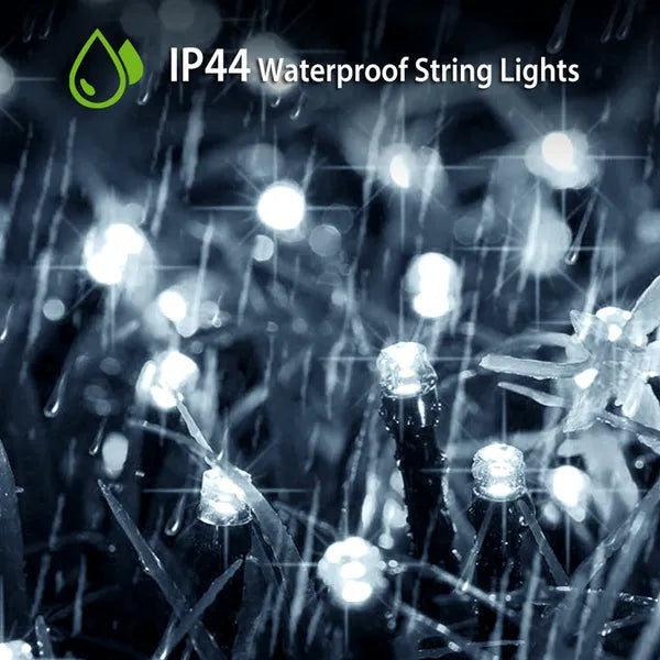 Solar String Lights 12M 100 LED Fairy Waterproof Garden Decor