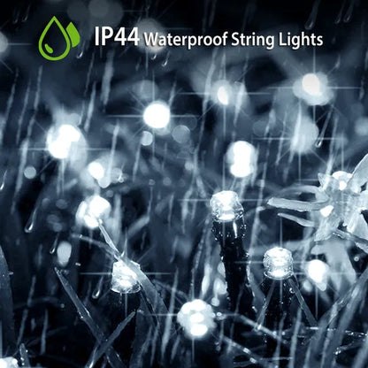 Solar String Lights 12M 100 LED Fairy Waterproof Garden Decor