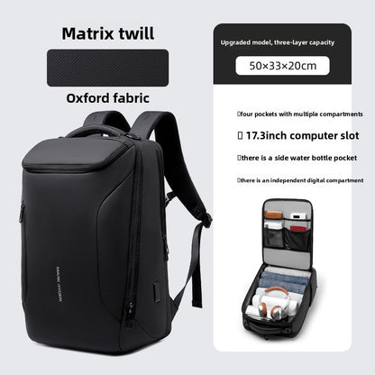 Mens Waterproof Business Backpack Travel Computer Bag Daily
