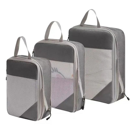 Compression Packing Cubes for Suitcases and Travel Bags Set