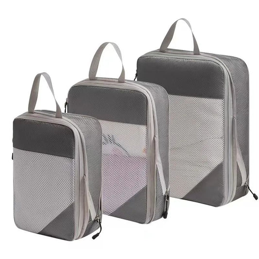 Compression Packing Cubes for Suitcases and Travel Bags Set