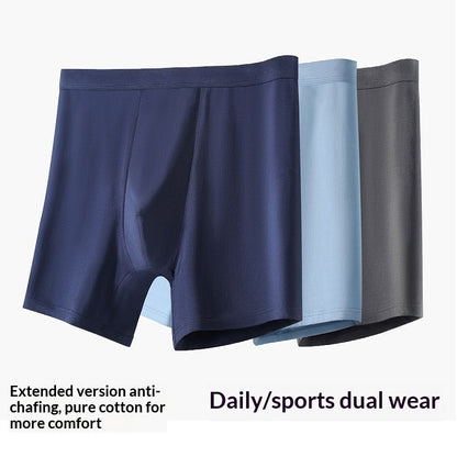 Men's Cotton Underwear for Sports Activities Prevent Chafing