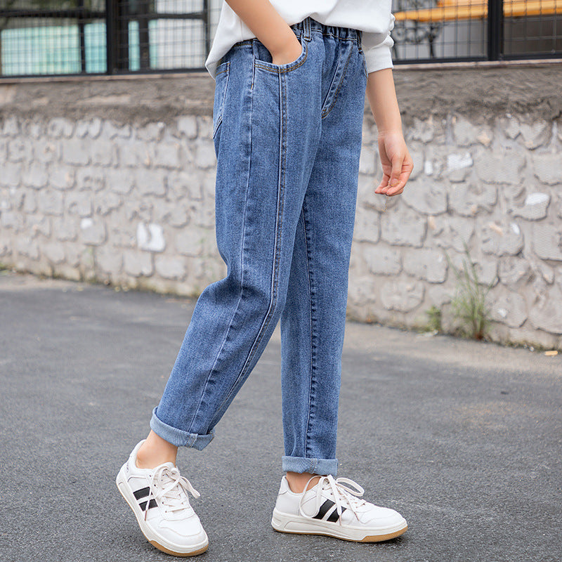 Children’s Spring & Autumn  Jeans – Lightweight Comfortable Casual Kids Wear